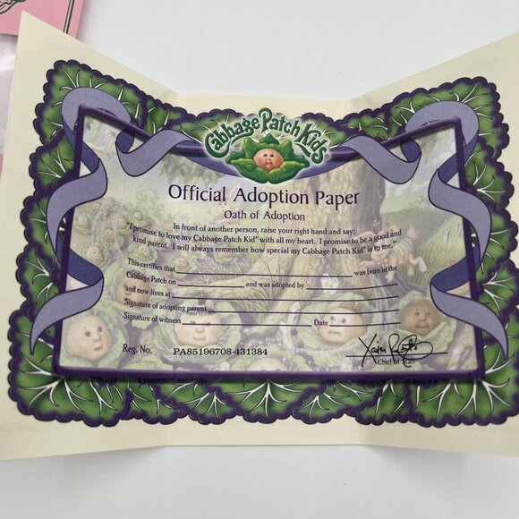 Cabbage Patch Kids CPK Share N Wear Doll 2004 Orange Hair w/teeth READ - Picture 13 of 16